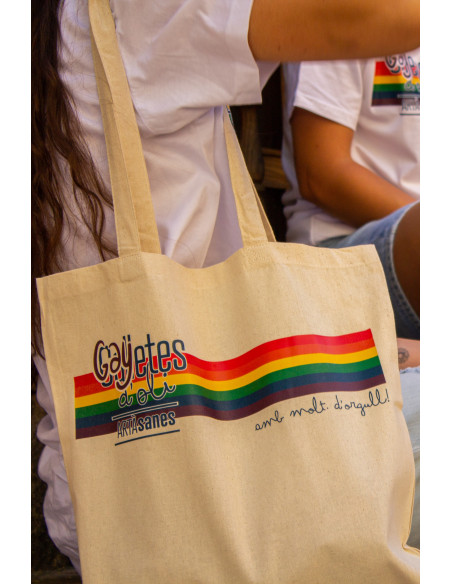 Bolsa con asas algodón "GAYetes"