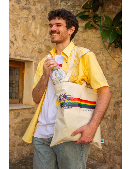 Bolsa con asas algodón "GAYetes"