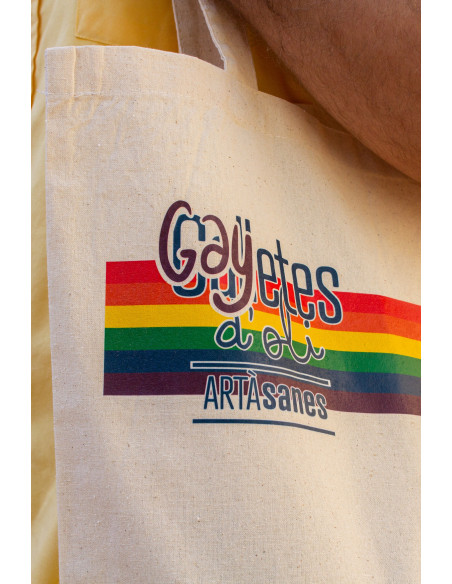 Bolsa con asas algodón "GAYetes"
