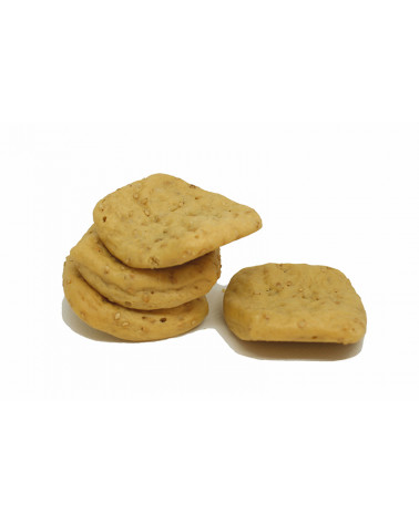 Oil biscuits with sesame