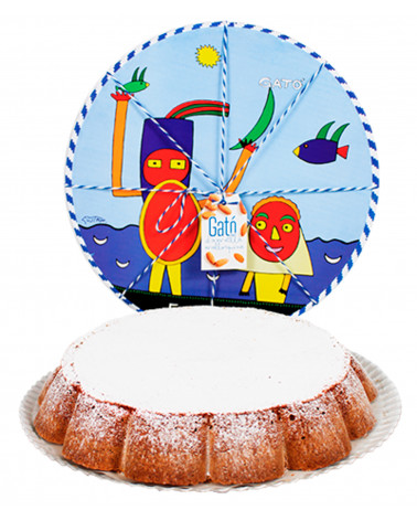 Almond gató - 1250g (14 rations)