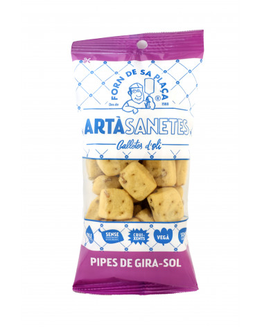 Oil biscuits ARTÀsanetes with sunflower seeds