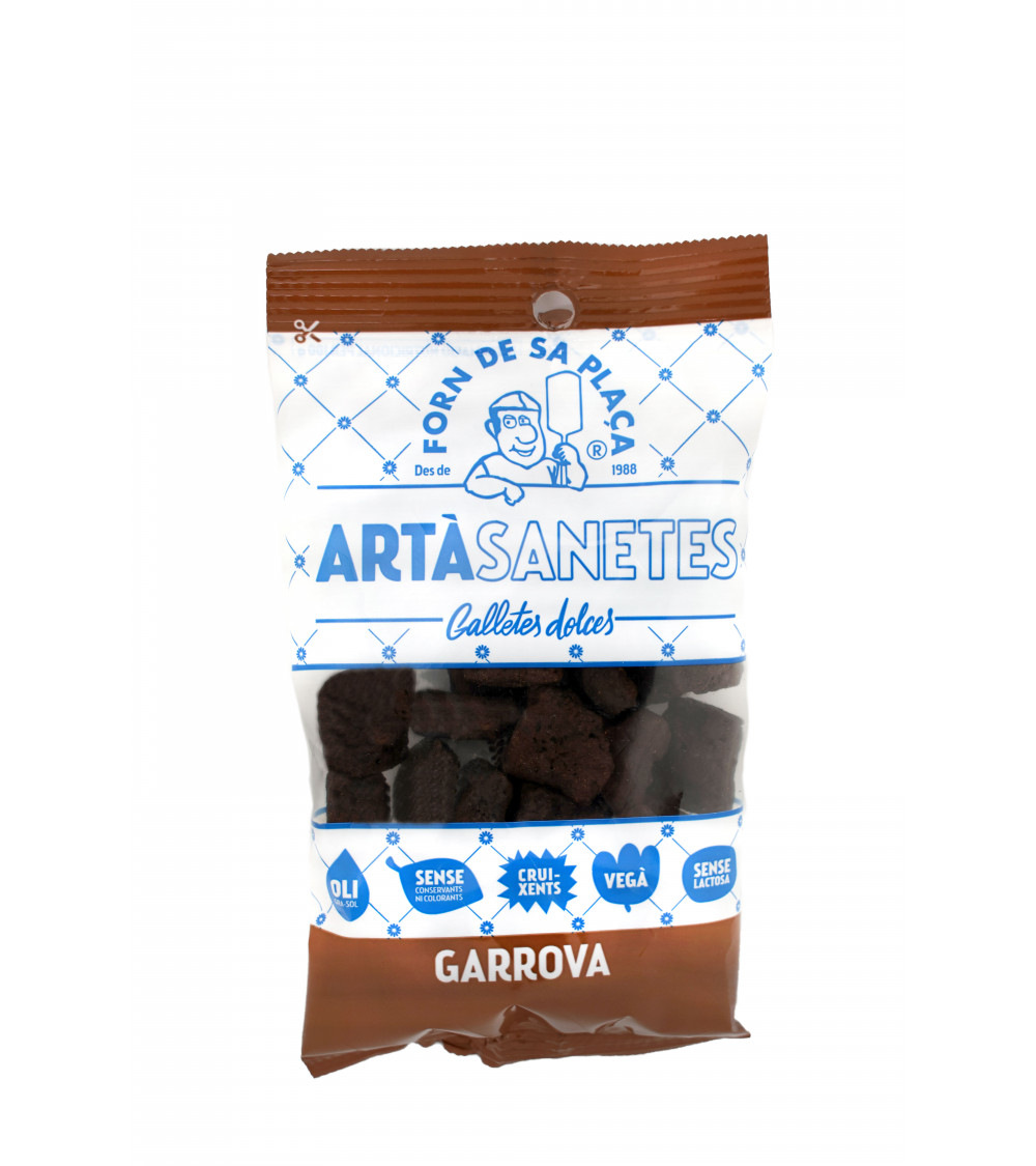 Galletas dulces de algarroba elaboradas en el Forn de sa Plaça, Artà, Mallorca