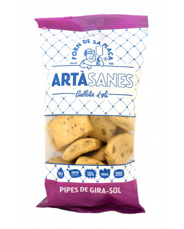 Galletas de aceite de Pipes de Girasol elaboradas en el Forn de sa Plaça, Artà, Mallorca