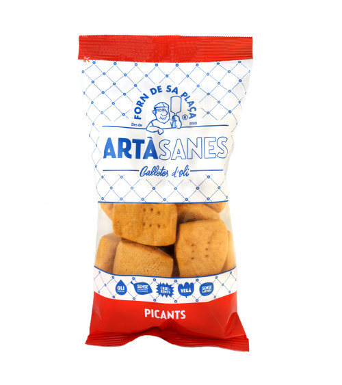 Oil biscuits with hot pepper