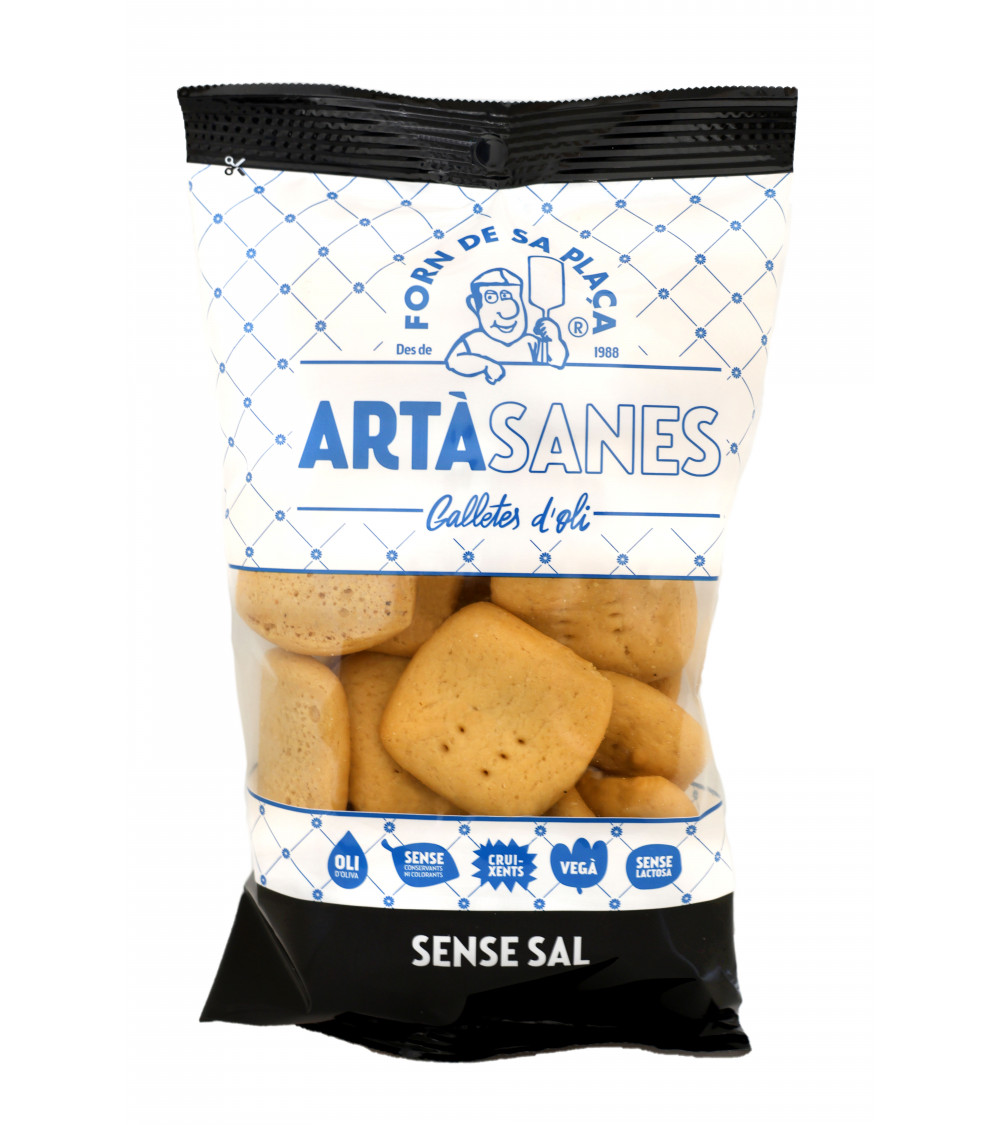 Galletas de aceite sin sal elaboradas en el Forn de sa Plaça, Artà, Mallorca