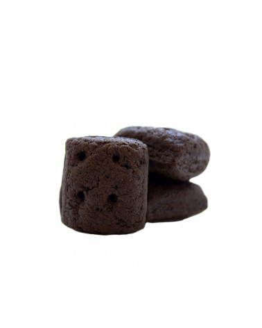 Galletas dulces de algarroba elaboradas en el Forn de sa Plaça, Artà, Mallorca